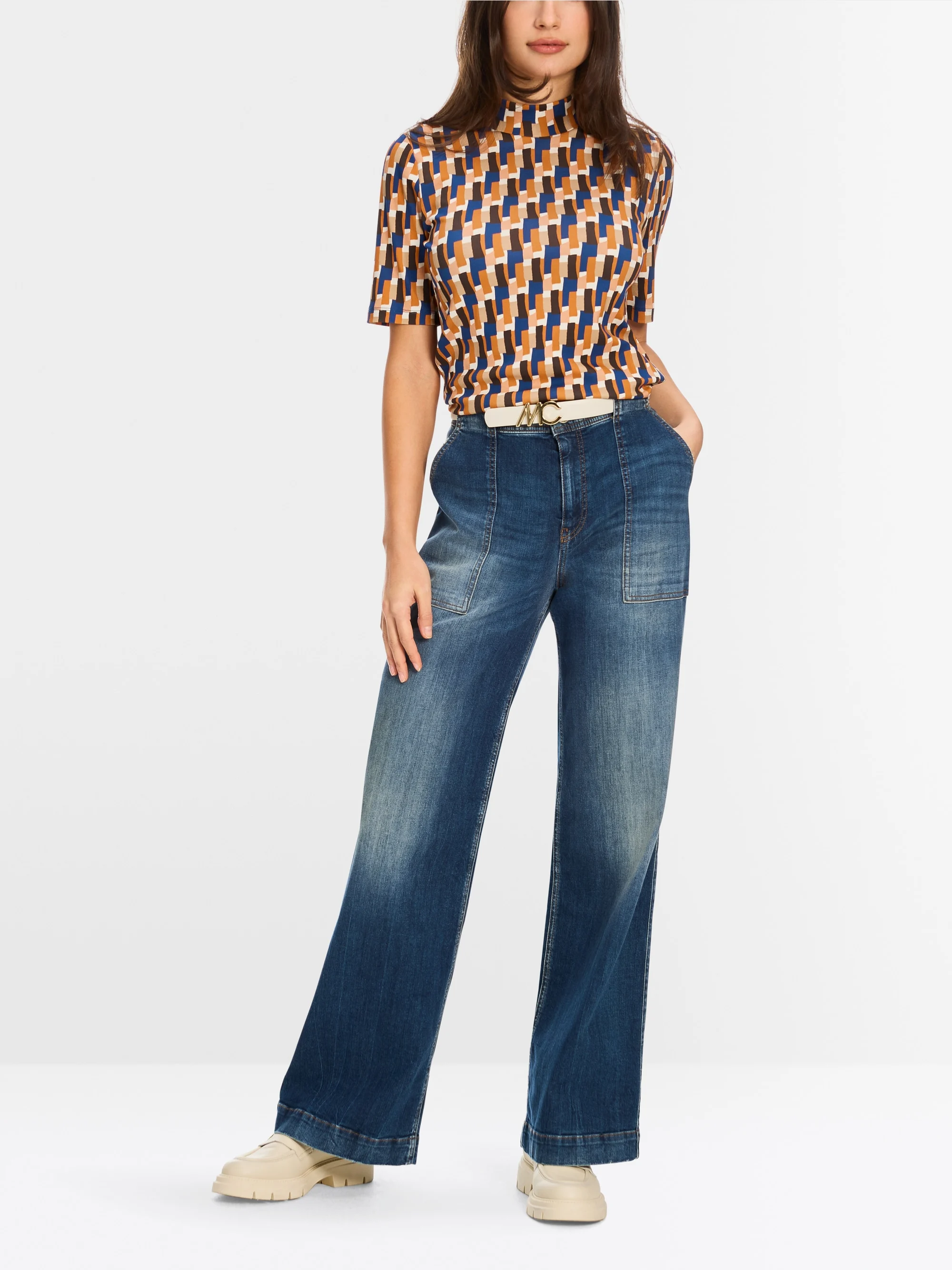 Marc-Cain Artsy T-Shirt im taillierten Schnitt