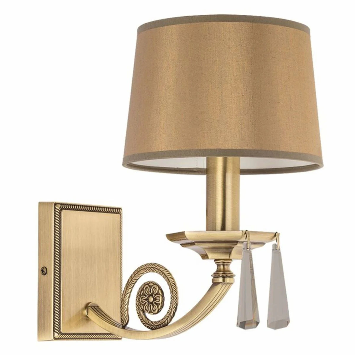 Only the striped sofa is included.