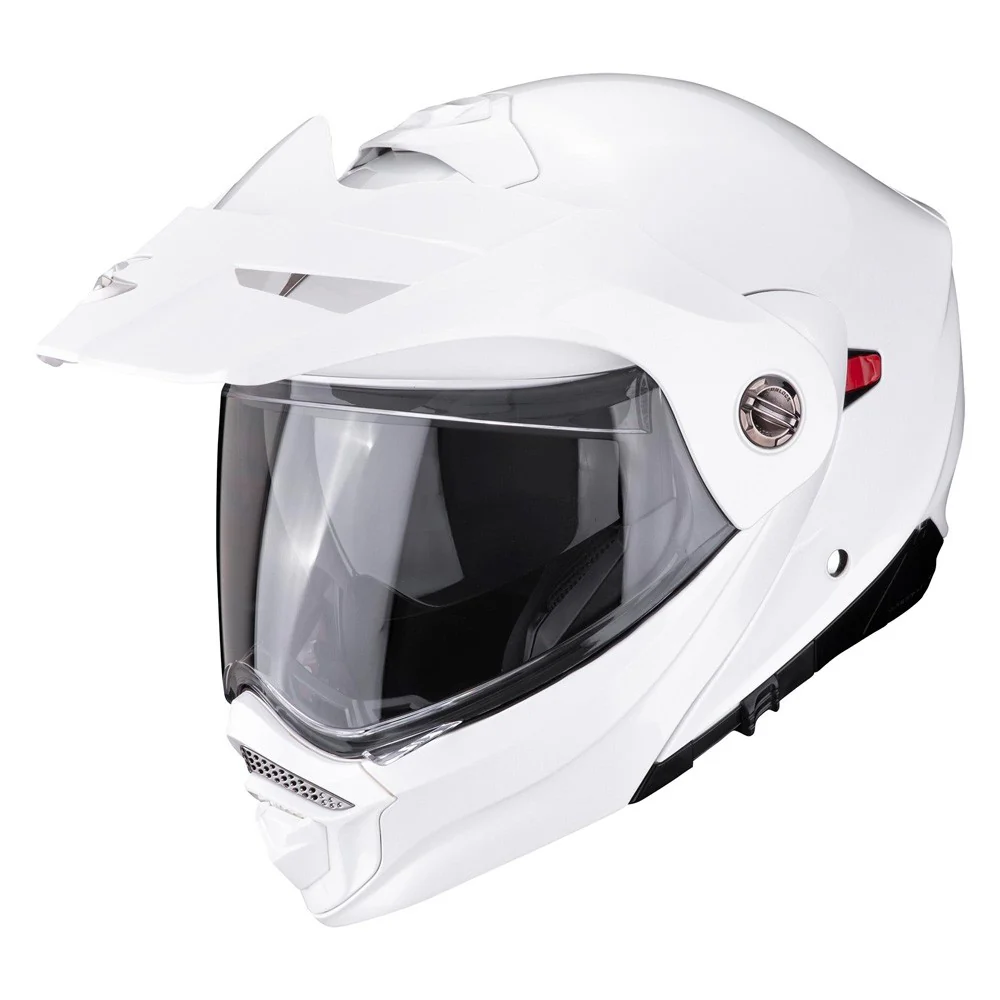 CASCO TRAIL MODULAR SCORPION ADX2 SOLID BLANCO PERLA