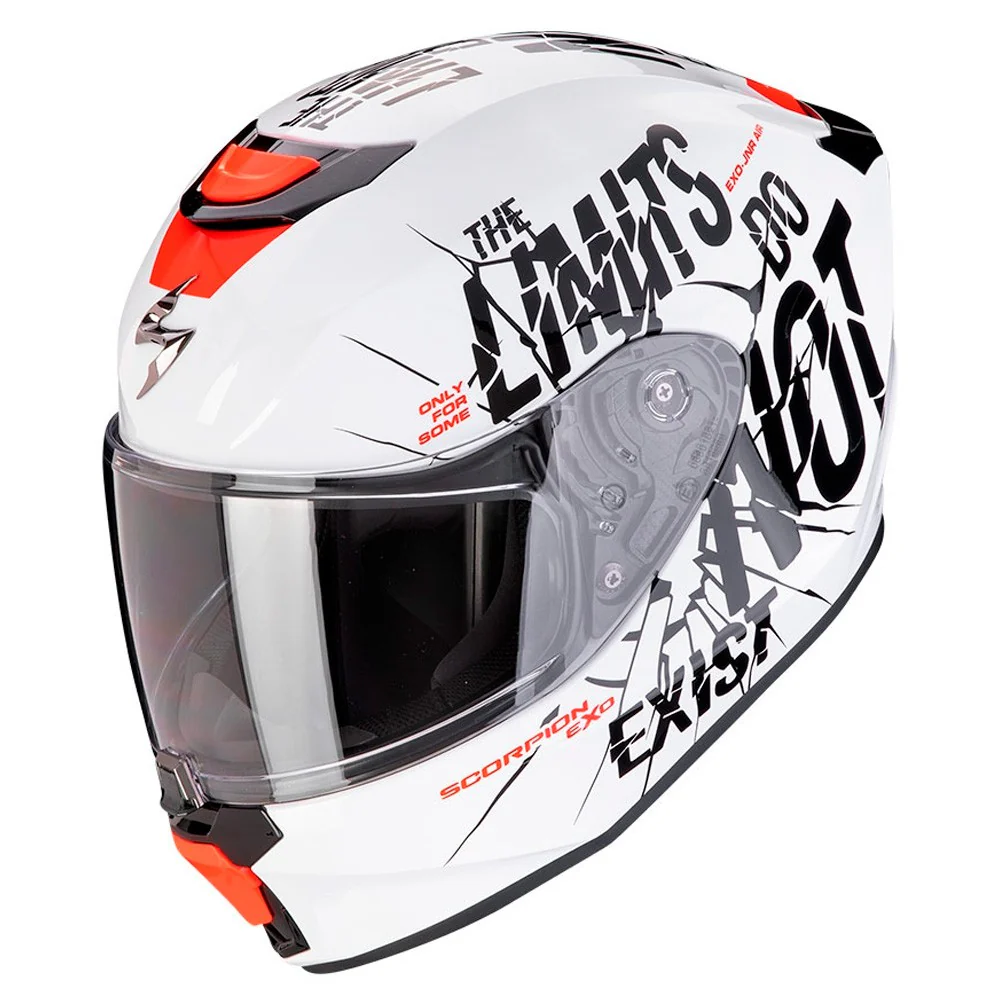 CASCO SCORPION EXO-JNR AIR BOUM INFANTIL BLANCO / NEGRO