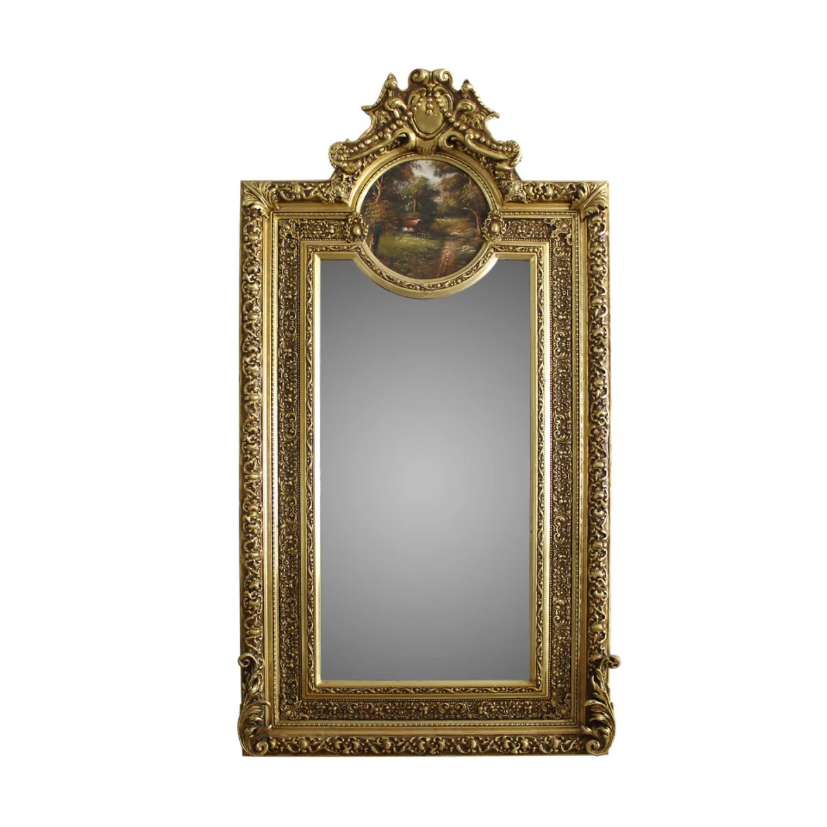 Antique style mirror 105 x H. 192 cm - Baroque wall mirror