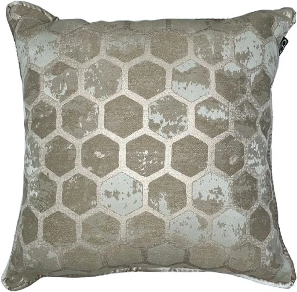 Luxury cushion cream 50 x 50 cm - decorative cushion - square decorative cushion - living room decoration - luxury decorative accessories - luxury decoration