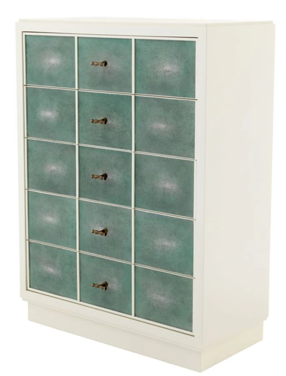 Luxury mahogany cabinet 96.5 x 47.5 x H. 130 cm - designer furniture