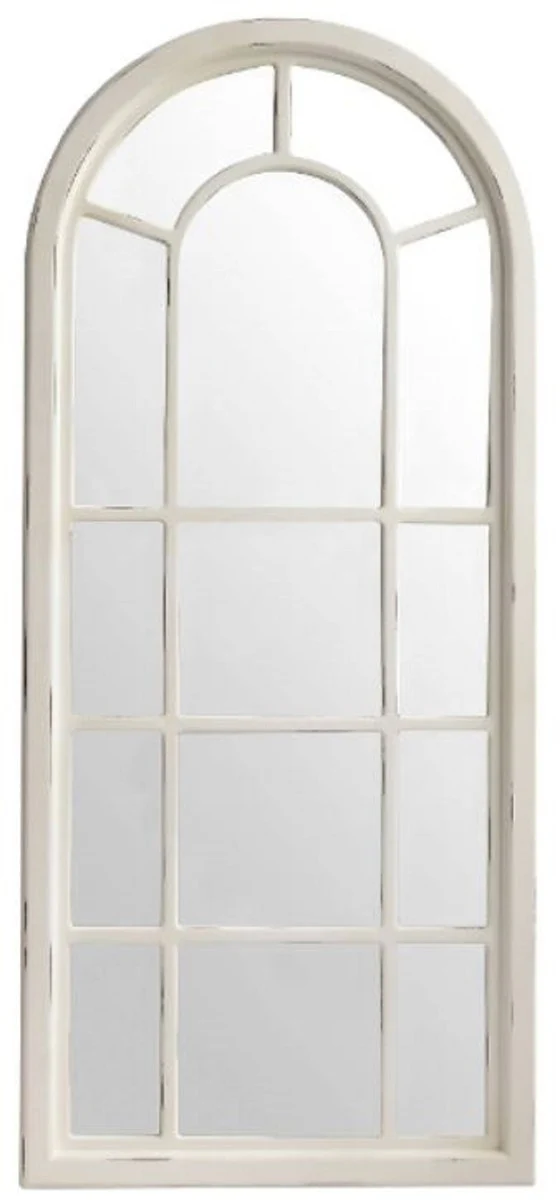 Country house style mirror antique white 70 x 4 x H. 160 cm - handmade wall mirror in a shabby chic look