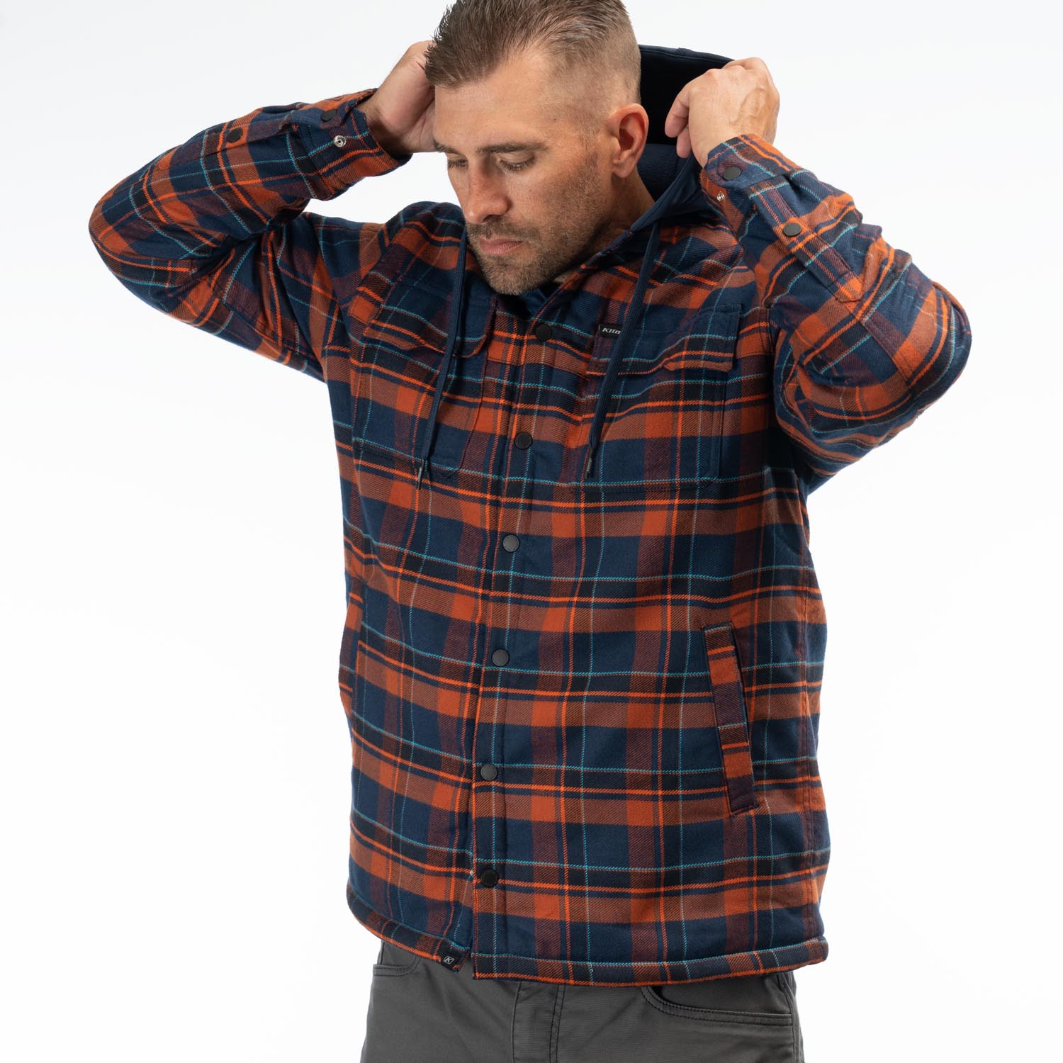 Targhee Fleece Lineed Flannel Hoodie