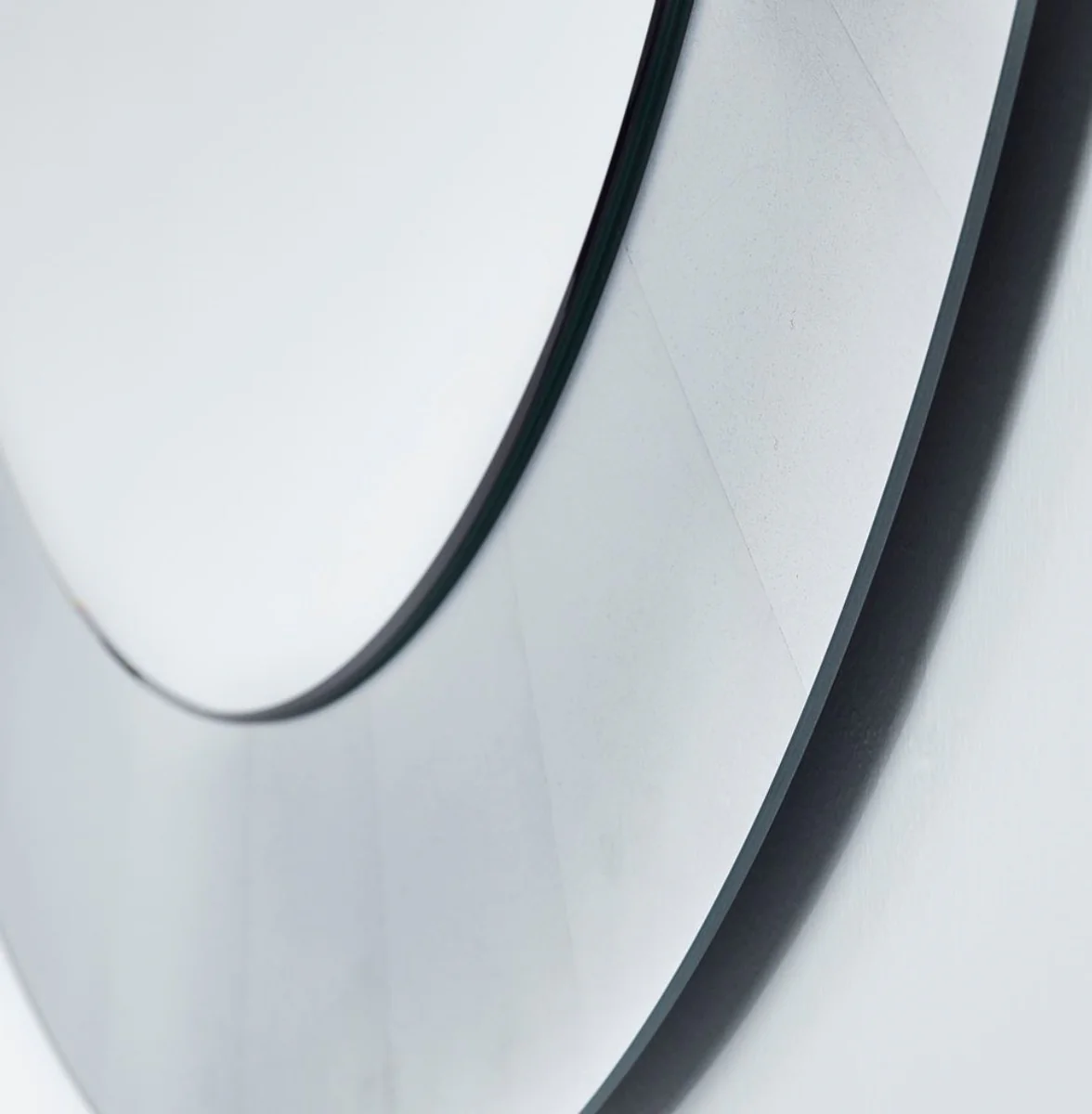 Living room mirror silver Ø 110 cm - luxury collection