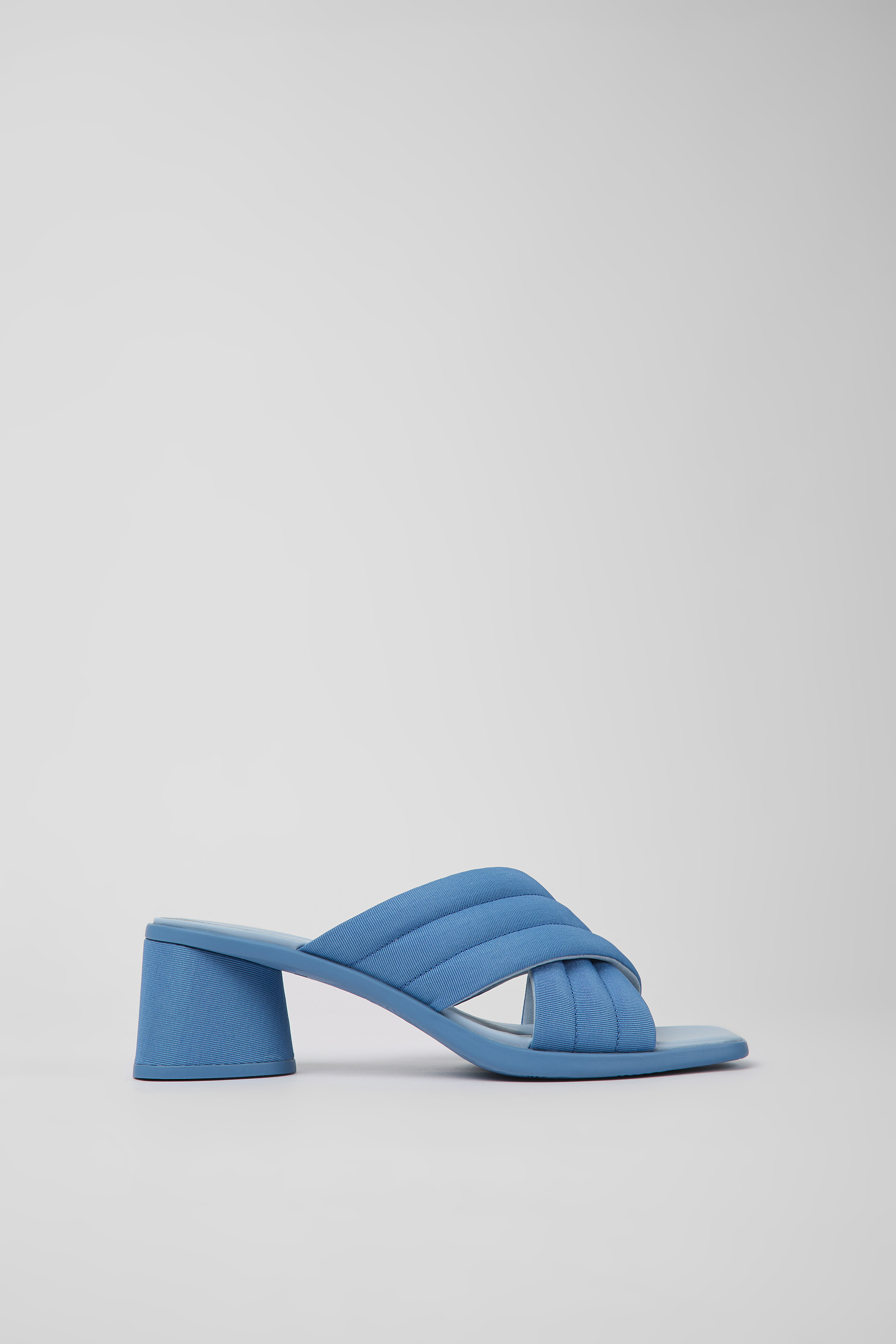 Kiara - Blaue textile Sandalen für Damen