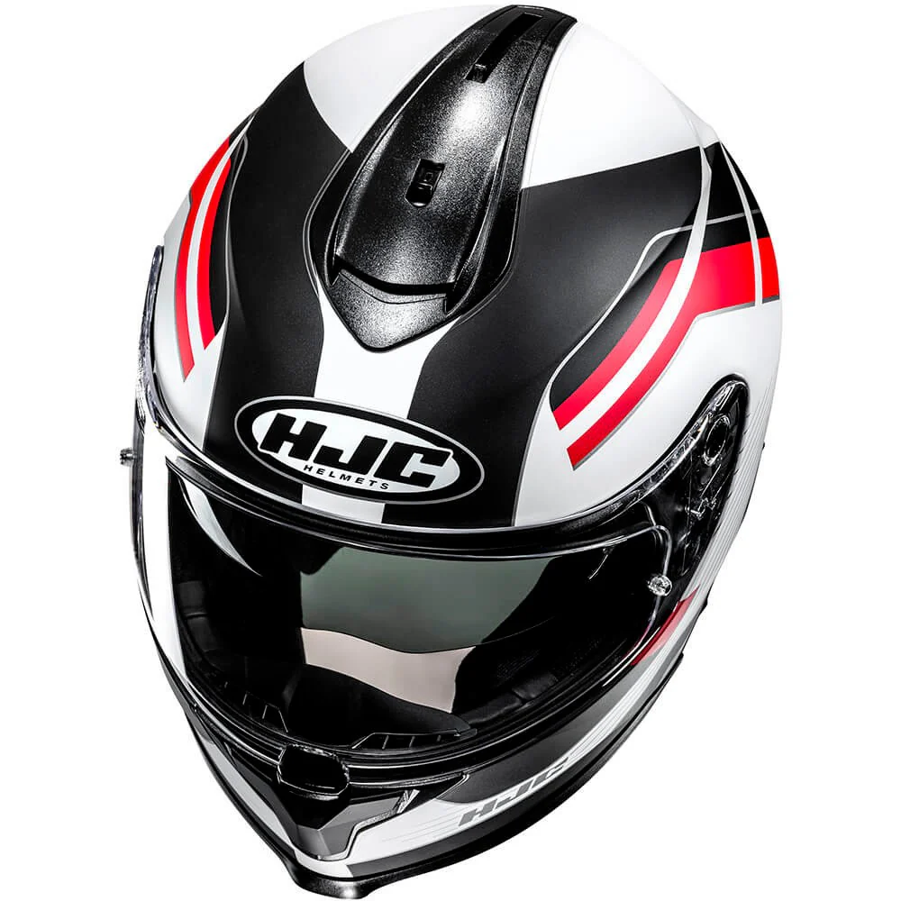 CASCO HJC C70N BELIS - NEGRO / BLANCO / ROJO