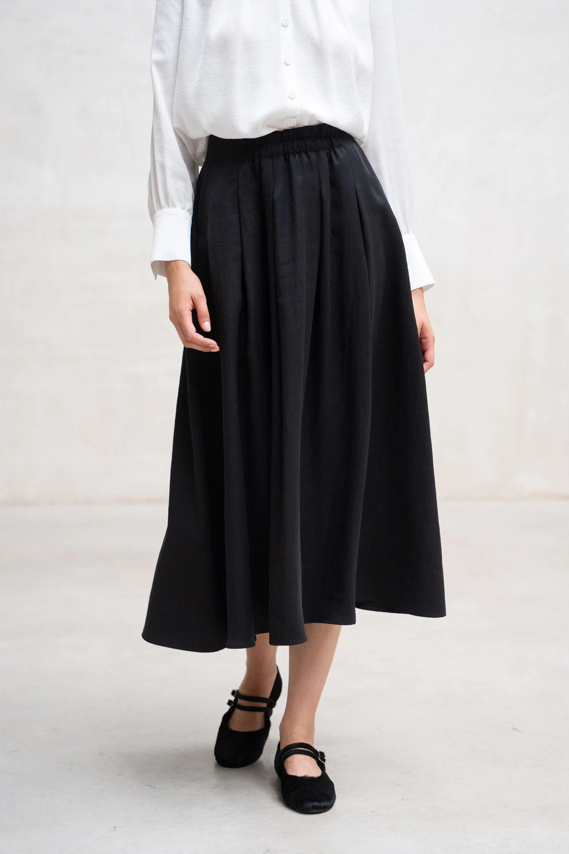 Rivera-Spanien Falda Lerici schwarz