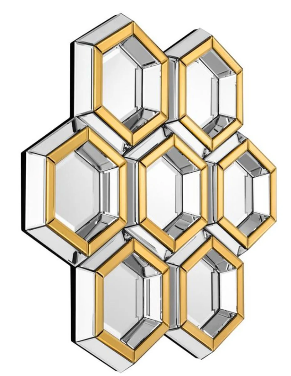 Designer mirror gold 100 x H 103 cm - luxury wall mirror