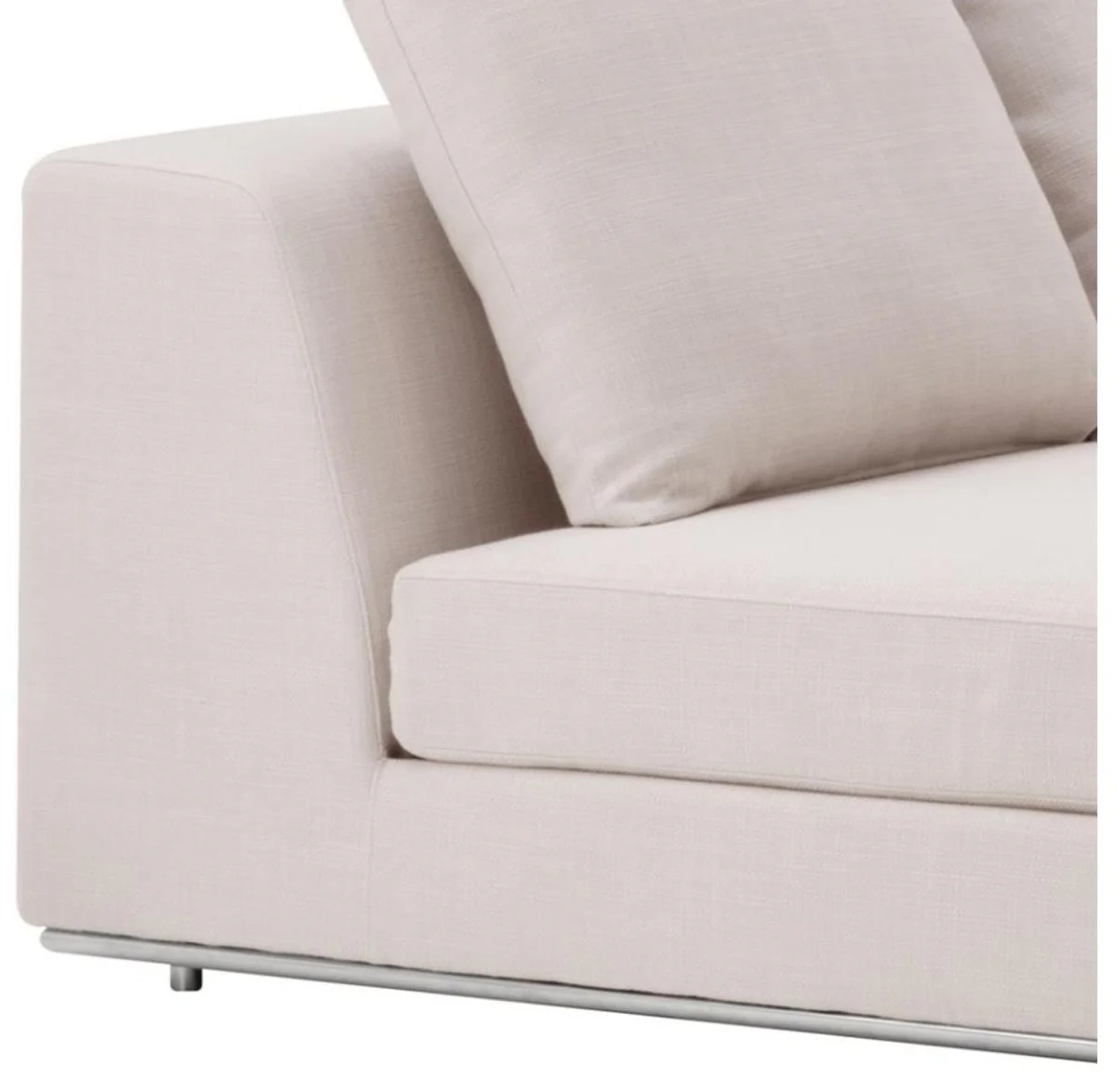 Luxury sofa natural color - designer corner sofa