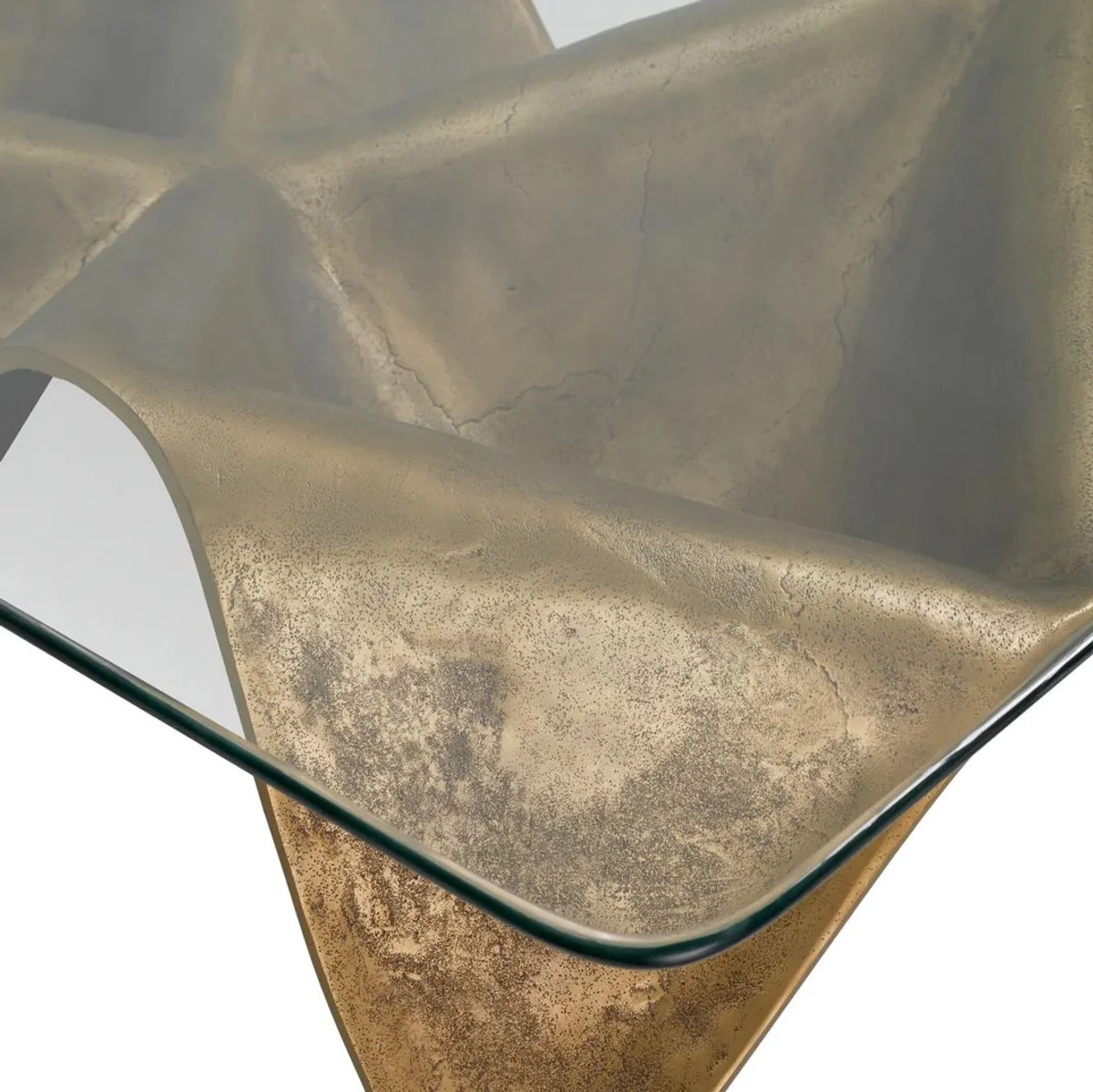 Baroque mirror multicolored / black / antique gold 65 x H. 99 cm - Baroque wall mirror with flower design