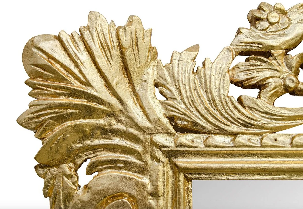 Baroque wall mirror gold 115 x H. 202 cm - Baroque style mirror antique style furniture