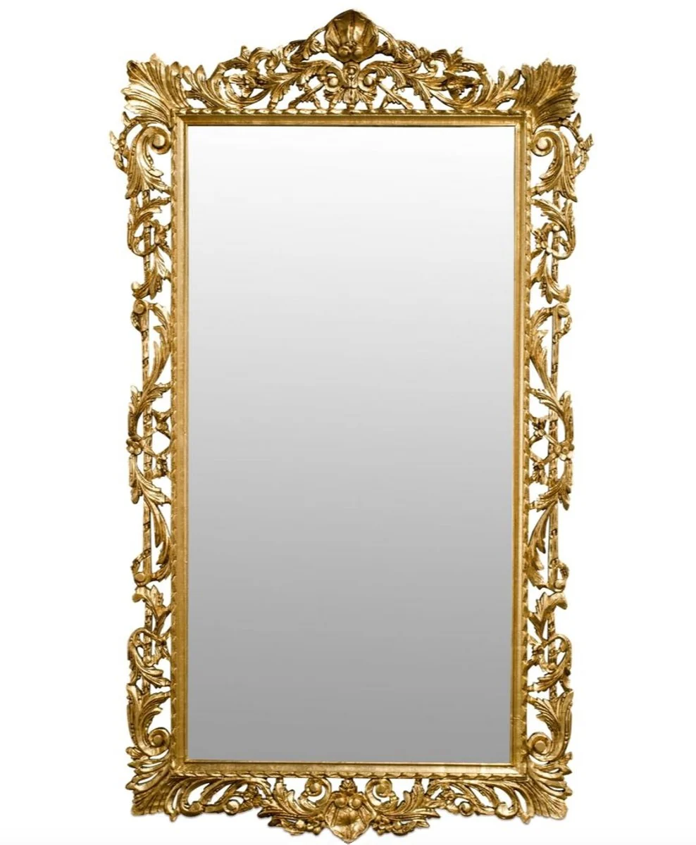 Baroque mirror gold 110 x H. 195 cm - antique style wall mirror