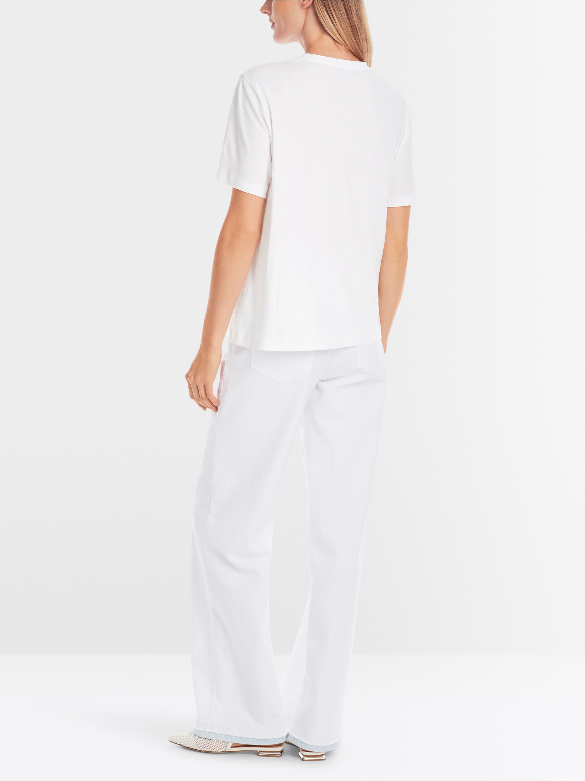 Marc-Cain T-Shirt aus 100 % Baumwolle mit Aufdruck