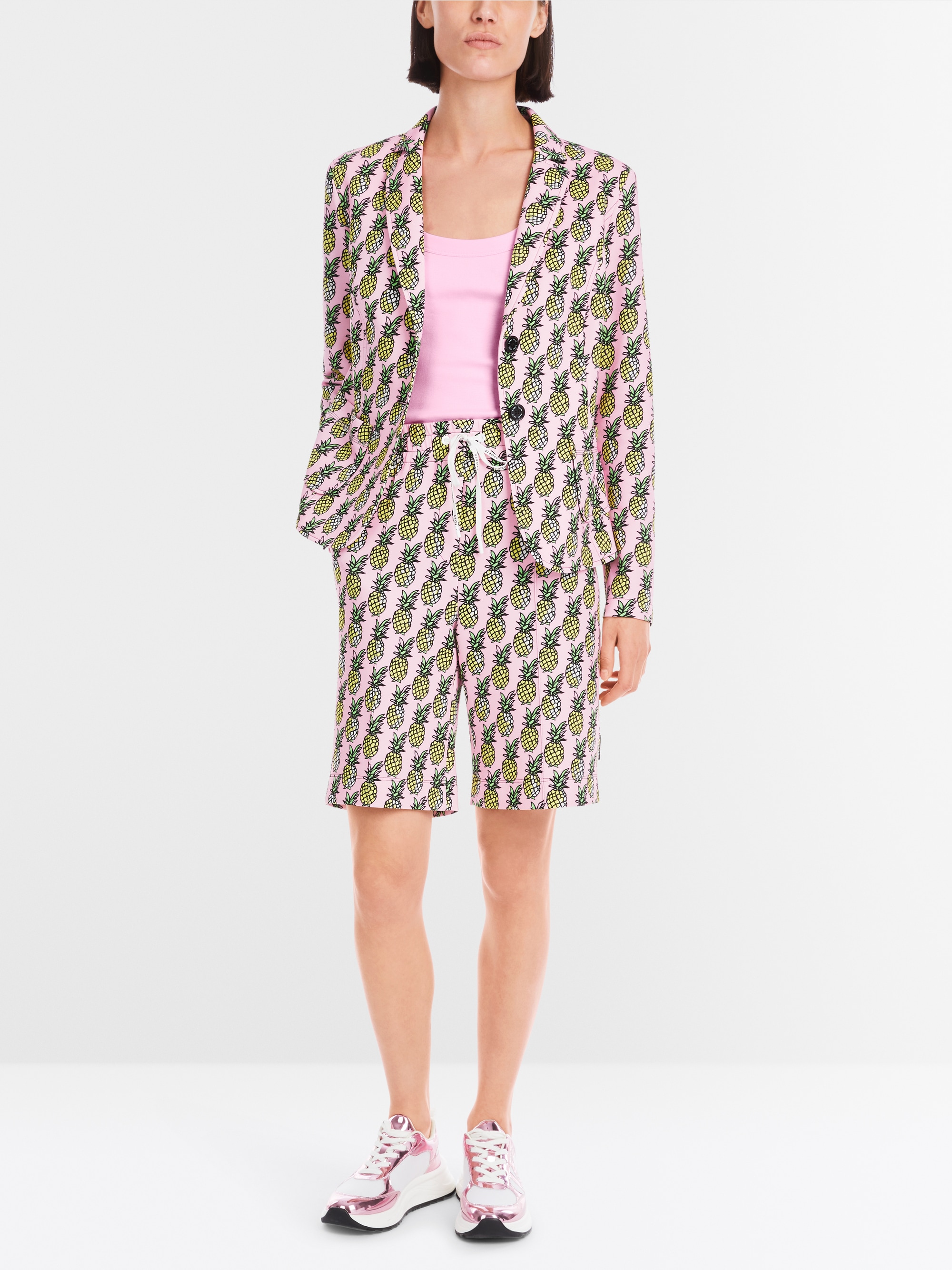 Marc-Cain Ärmelloses Top aus Baumwollripp