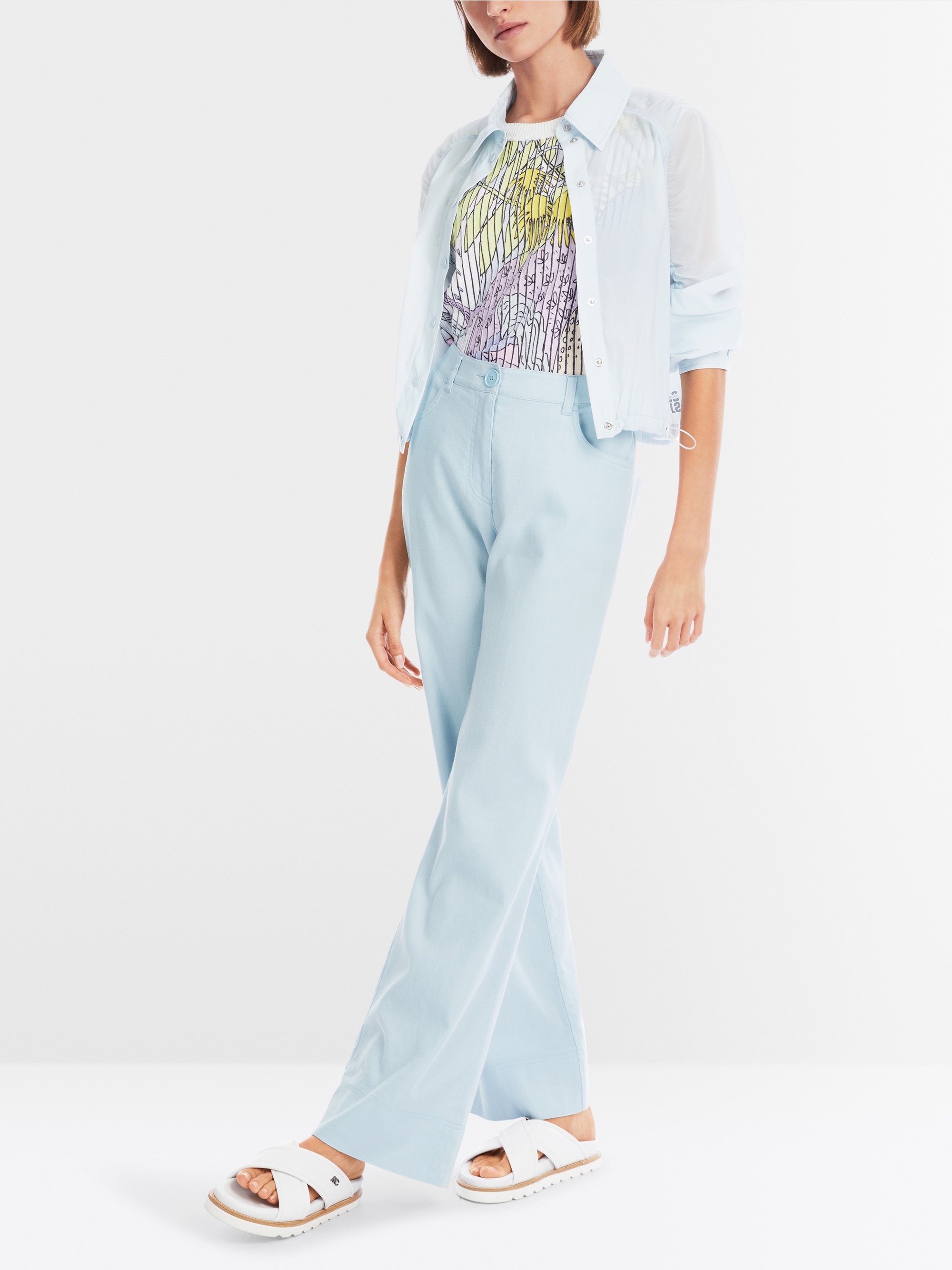 Marc-Cain FAID-Hose aus Leinenmischung