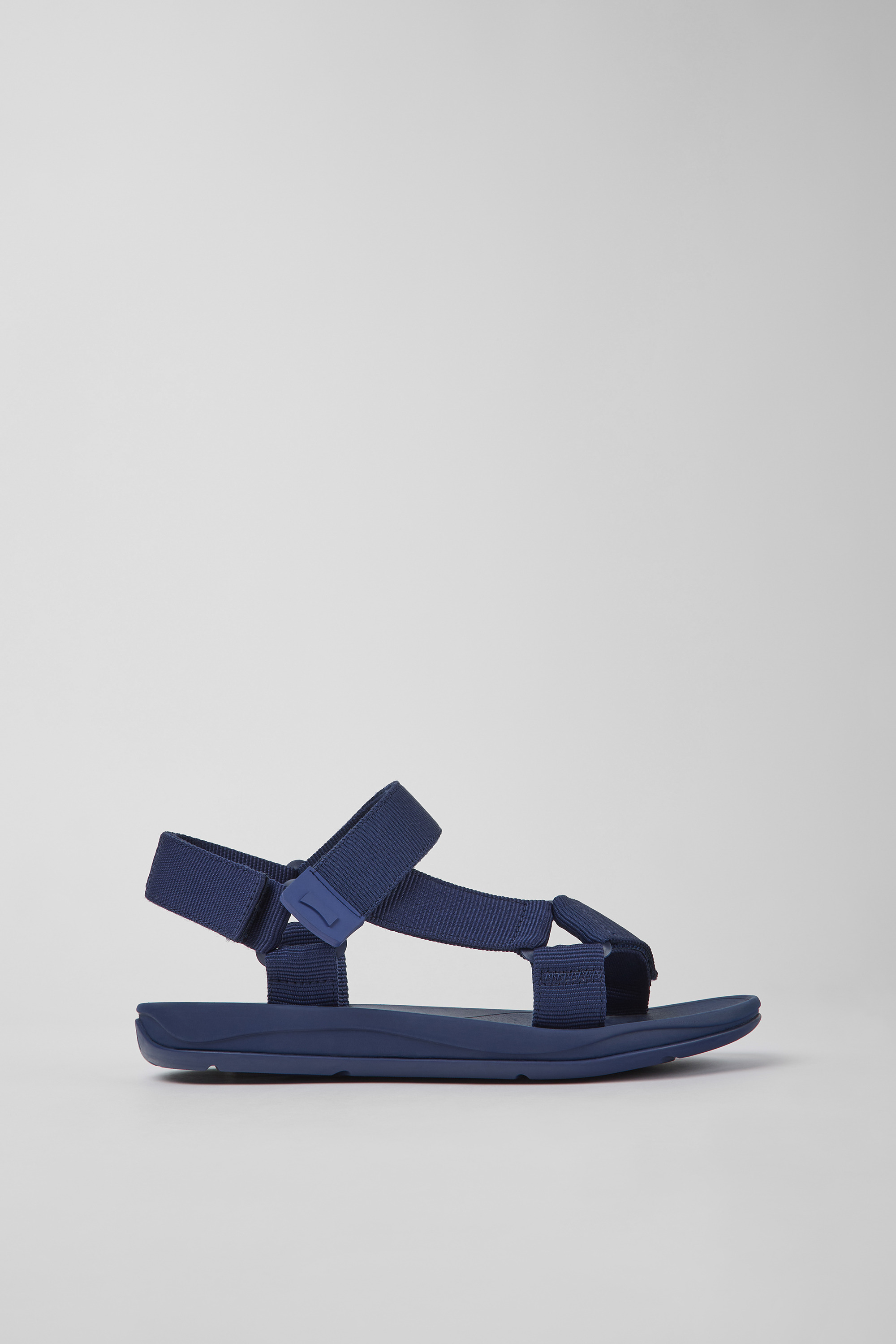 Match - Blaue textile Sandalen für Herren