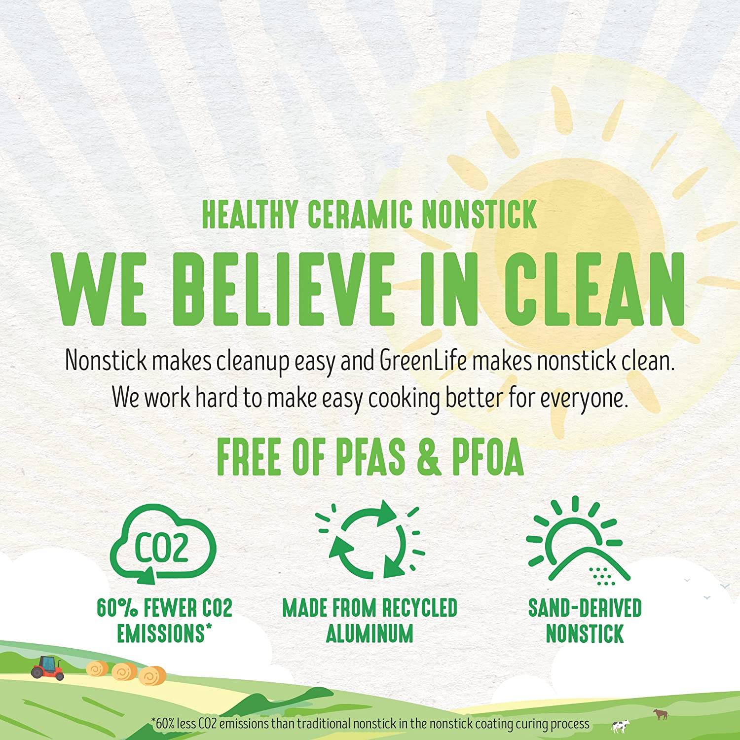 Soft Grip Diamond Healthy Ceramic Antihaftbeschichtung, 13-teiliges Kochgeschirr-Set aus Töpfen und Pfannen, PFAS-frei, spülmaschinenfest, Schwarz