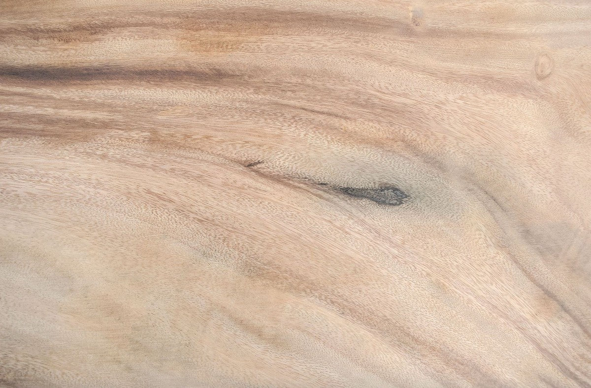 Luxury bar table with Soar wood table top natural color / black - luxury collection