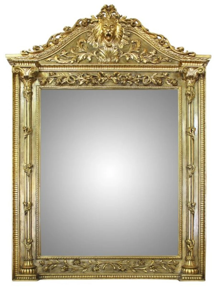 Baroque wall mirror gold 130 x H. 210 cm - hotel furniture mirror