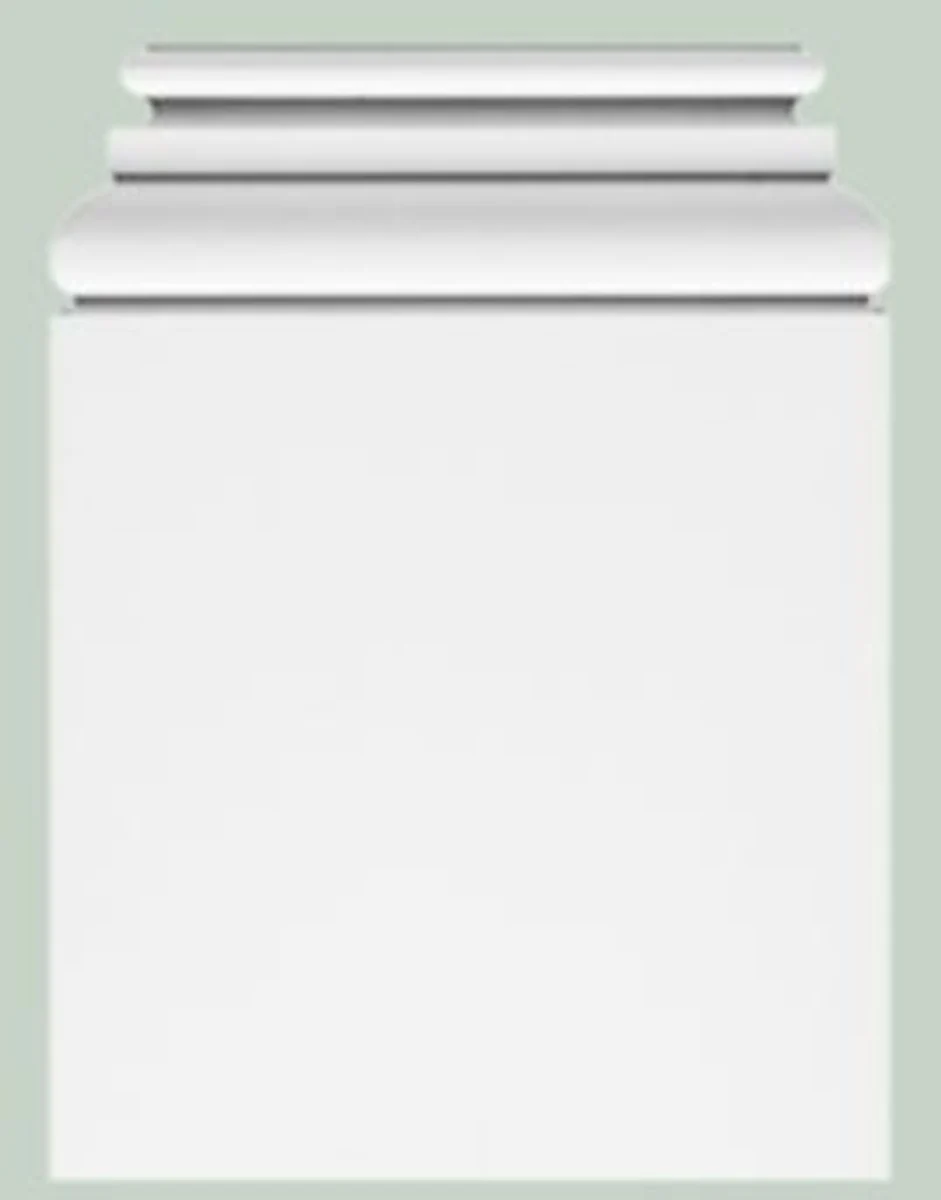 Baroque wall decoration base white 39 x 6.5 x H. 53.5 cm - decorative element column base