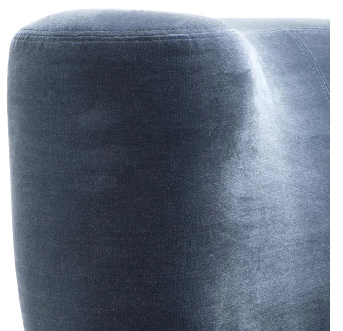 Designer armchair blue 91 x 85 x H. 74 cm - luxury collection