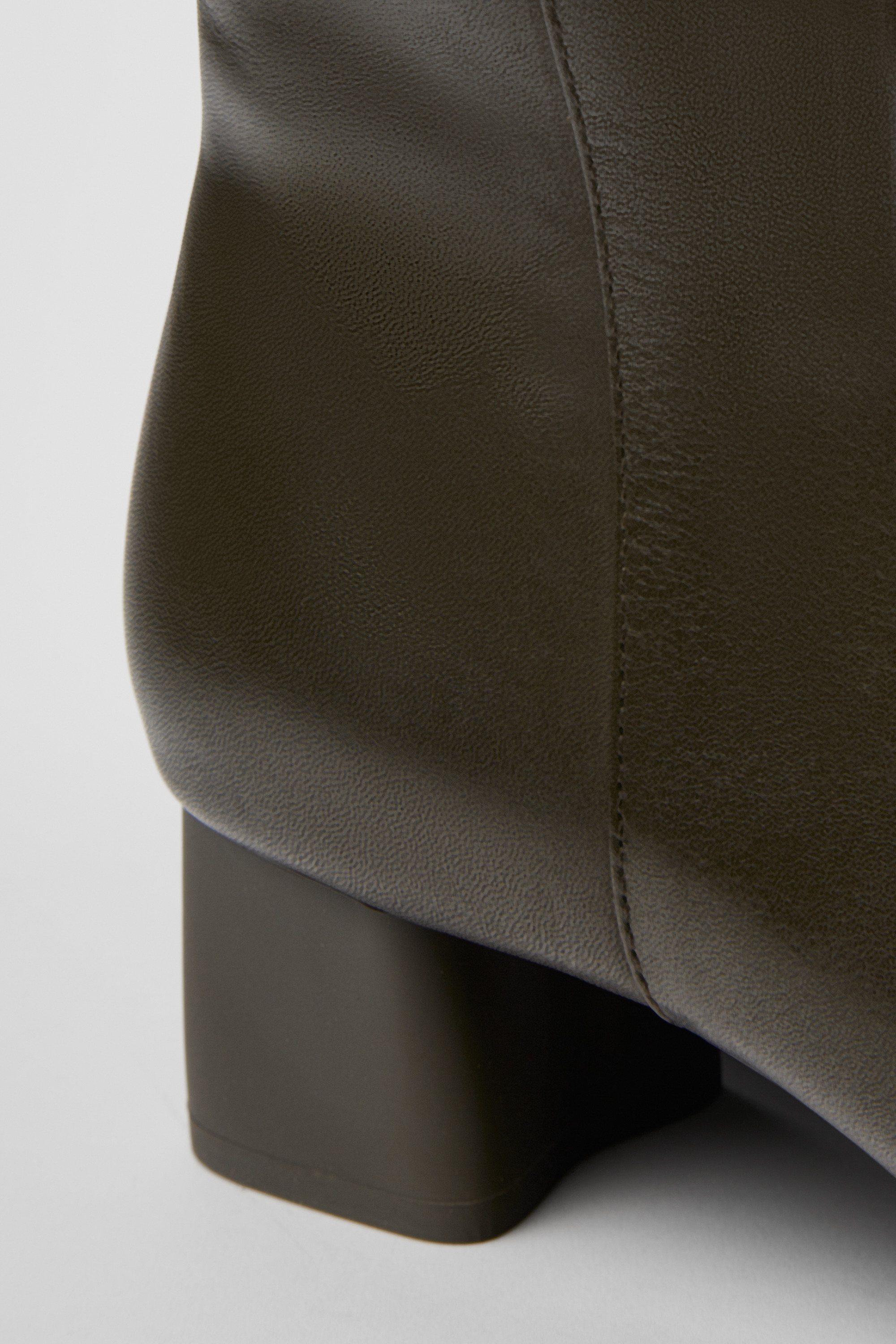 Katie - Grüne Leder Stiefeletten für Damen