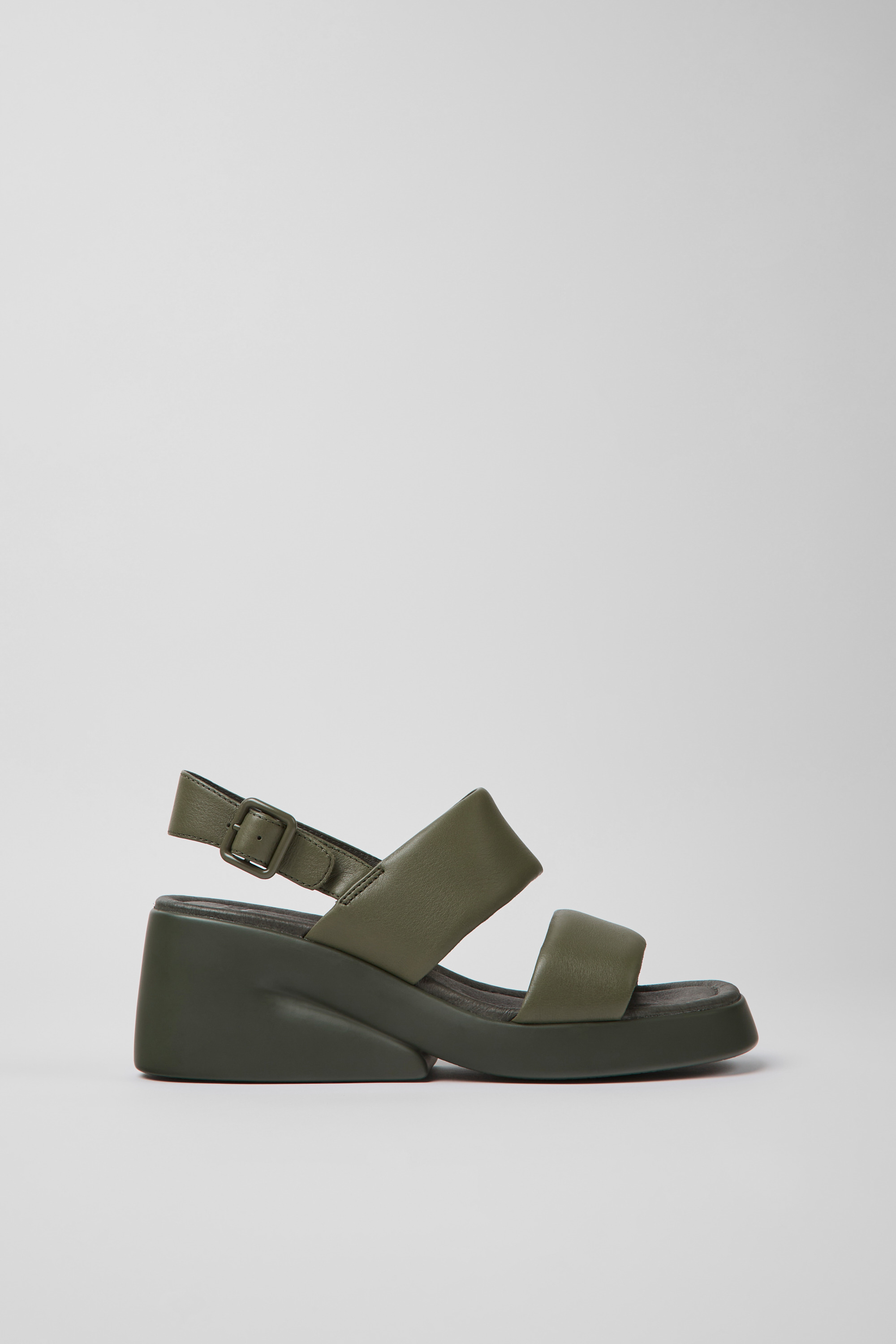 Kaah - Grüne Ledersandalen für Frauen