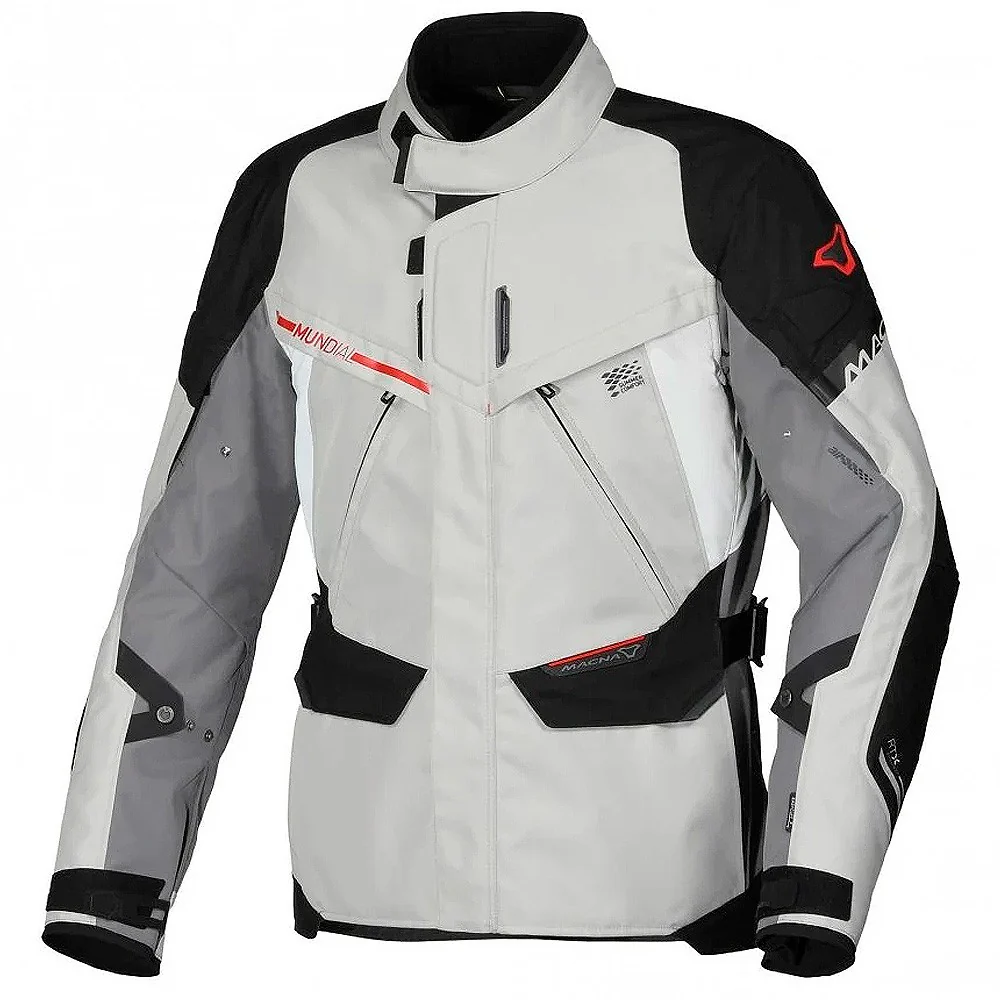 MACNA WORLDWIDE 4 SEASON JACKET - GRAY / BLACK / RED