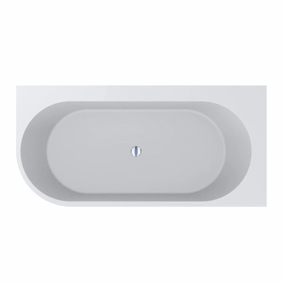 Freestanding luxury bathtub matt white 190 cm - bathroom furniture