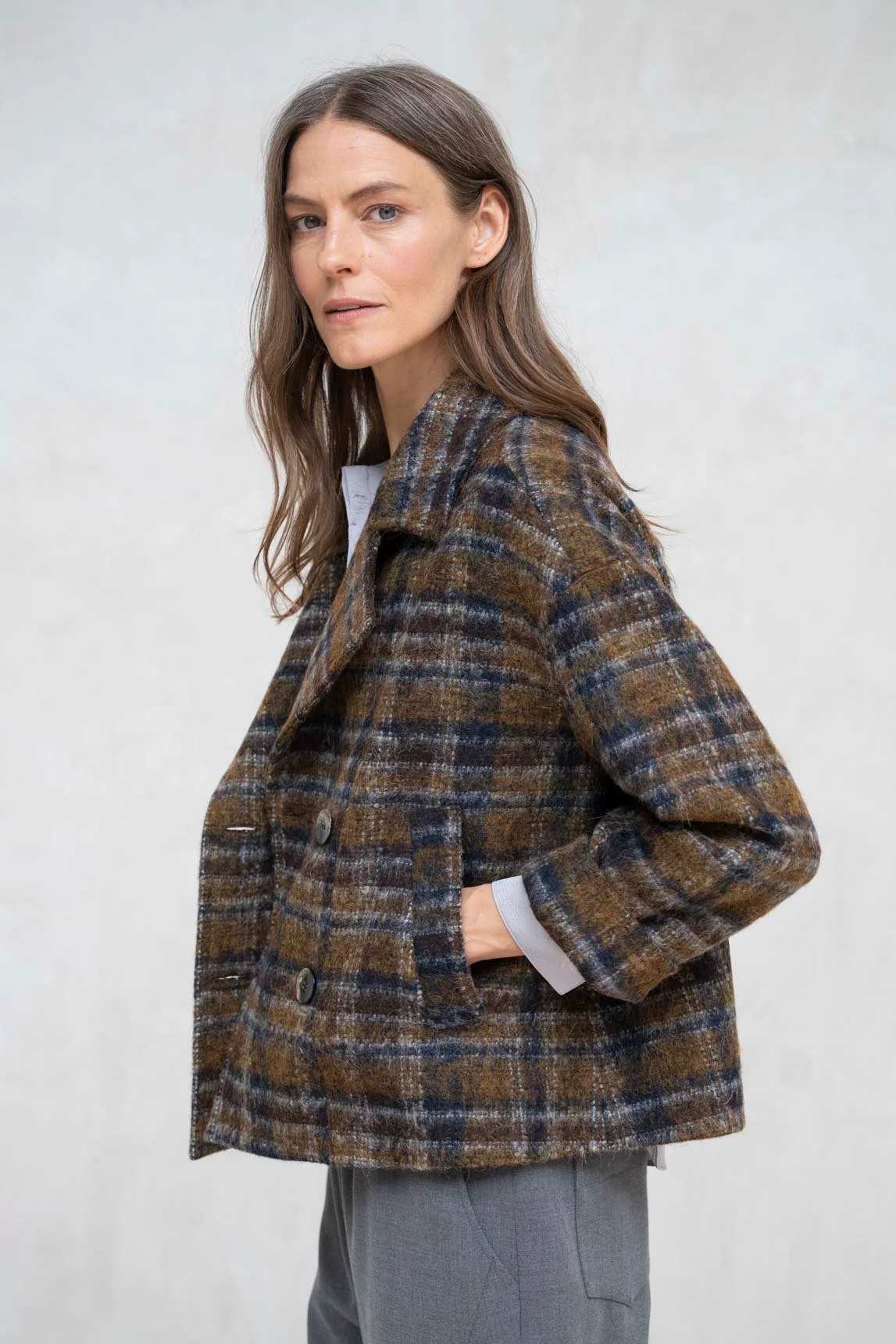 Rivera-Spain Gelgo karierte Jacke