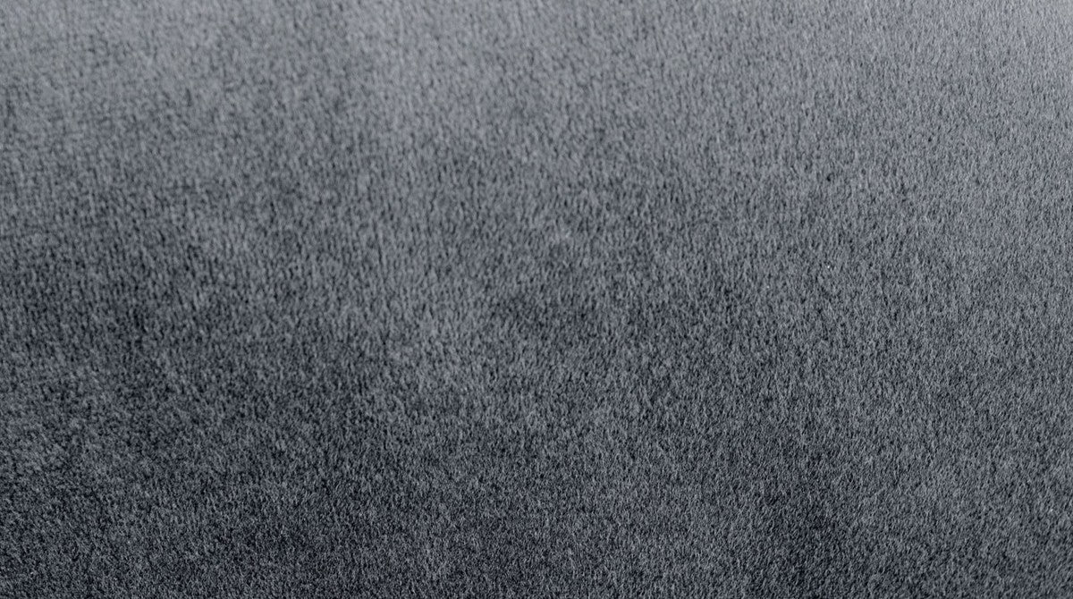 Luxury bar stool anthracite / black Ø 37 x H. 76 cm - bar chair with velvet fabric