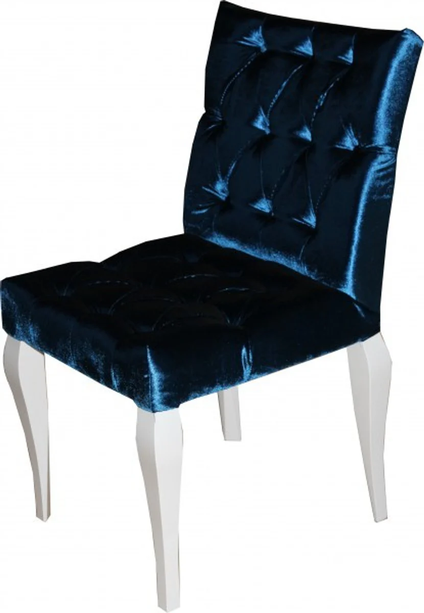Baroque Dining Room Chair Blue - Designer Chair - Luxury Quality GH