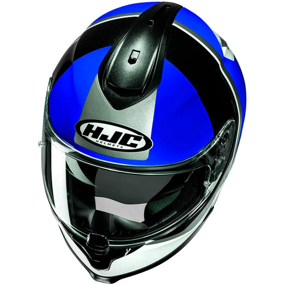 CASCO HJC C70N ALIA - NEGRO / BLANCO / AZUL