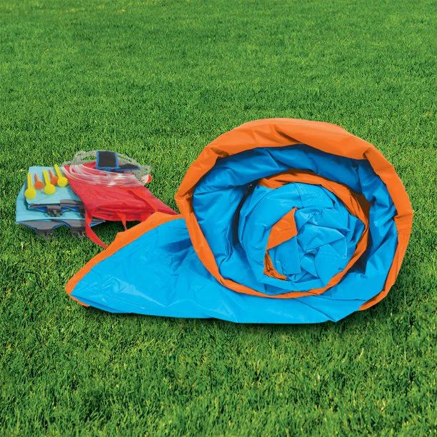 Banzai Sidewinder Falls aufblasbarer Wasserpark-Spielpool mit Rutschen und Gebläse