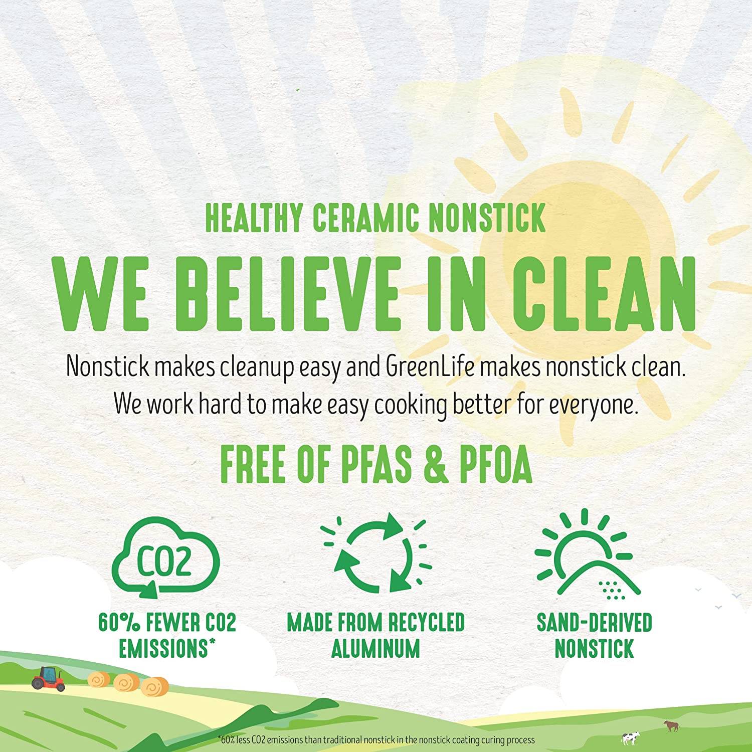 16-teiliges Kochgeschirr-Set mit Töpfen und Pfannen aus gesunder, antihaftbeschichteter Keramik mit weichem Griff, PFAS-frei, spülmaschinenfest, Türkis