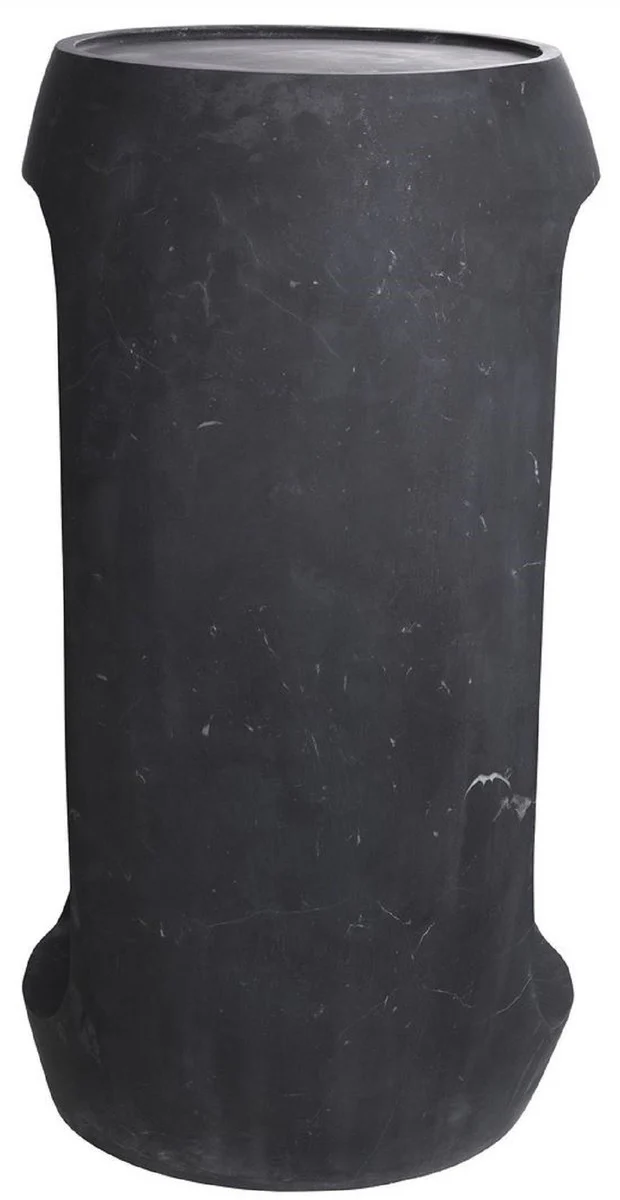 Luxury marble side table black 37 x 29 x H. 55.5 cm - Marble Furniture - Luxury Quality