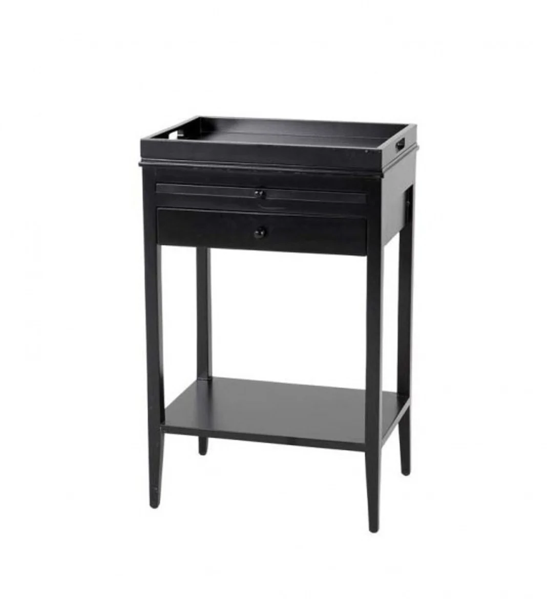 Luxury Art Deco designer mahogany side table 52 x 36 x H. 82 cm - hotel table furniture