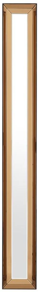 Luxury mirror / wall mirror amber 24.5 x 6.5 x H. 200.5 cm - Hotel Furniture