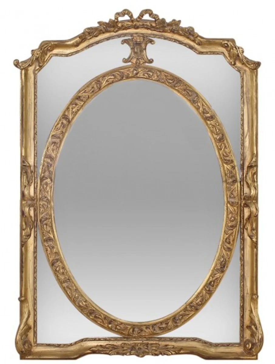 Baroque wall mirror gold - Italian antique style - 120 x 80 cm - noble and magnificent