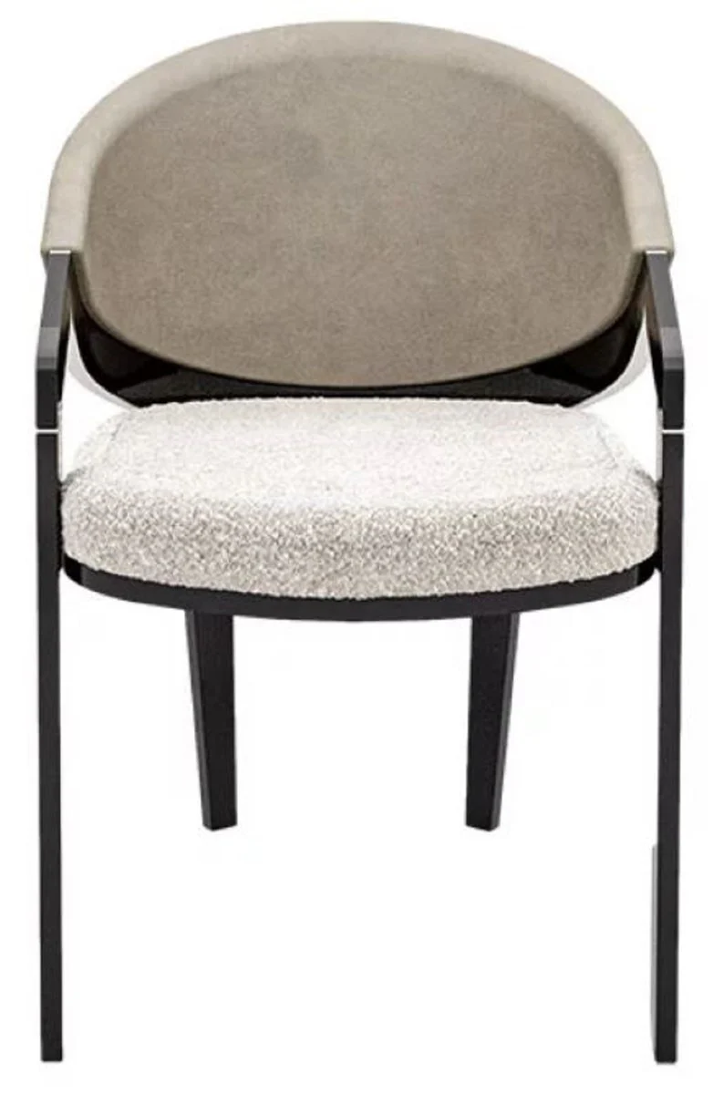 Luxury designer dining room chair set of 8 gray / brown - luxury furniture - designer furniture - dining room furniture - restaurant furniture - hotel furniture - luxury quality