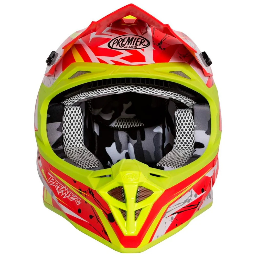 PREMIER EXIGE QX2 CROSS / ENDURO HELMET ORANGE / WHITE