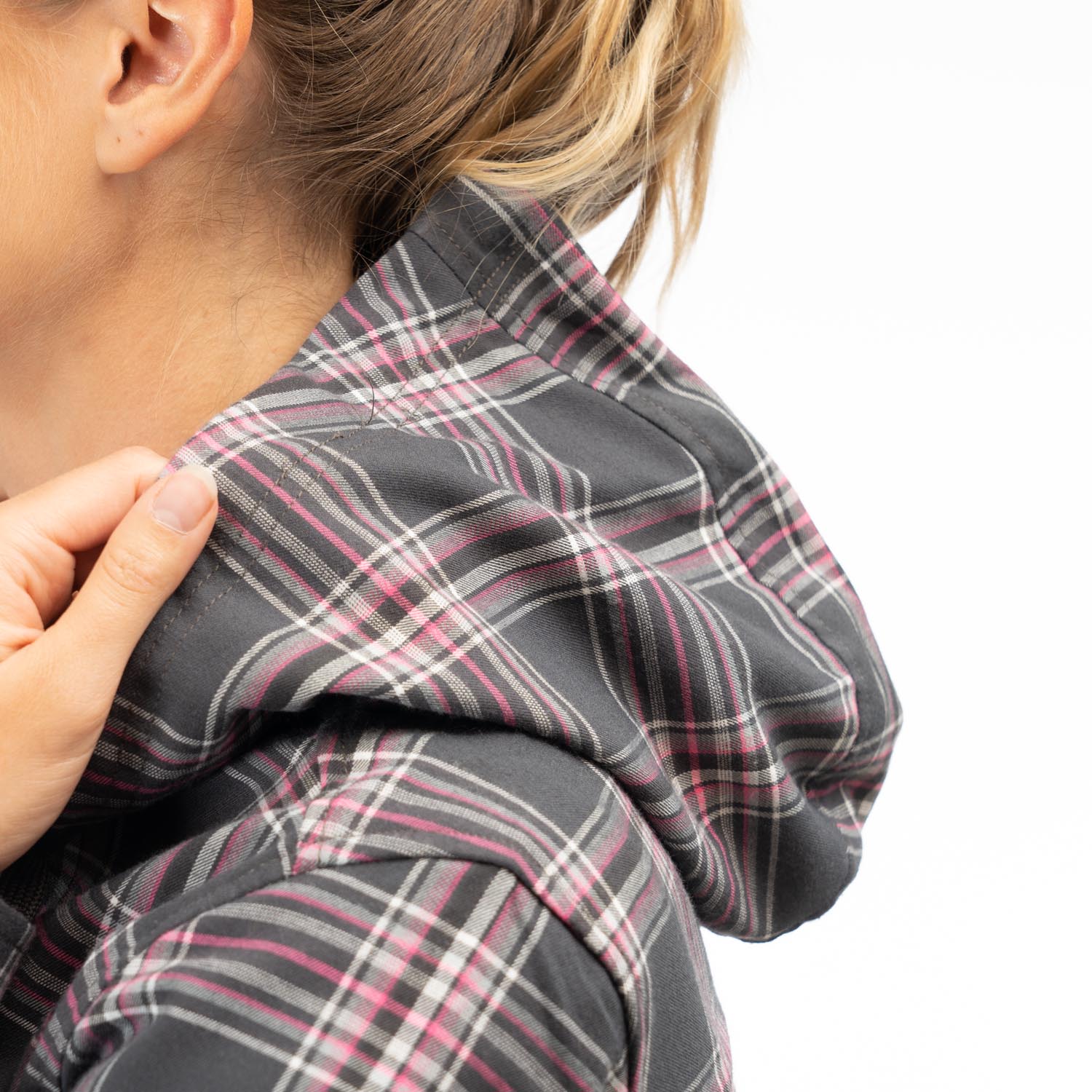 Ginny Mountain Midweight Stretch Flannel Hoodie