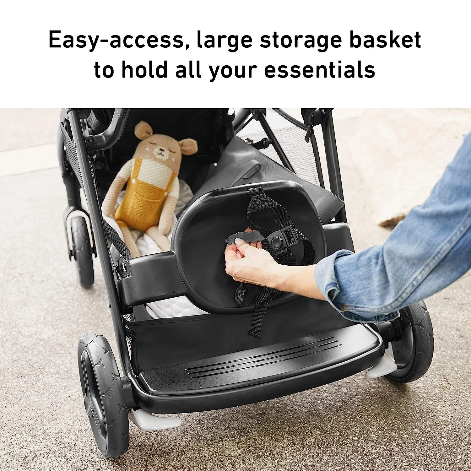 Doppelkinderwagen mit Sitzbank und Stehplattformoptionen, Clark