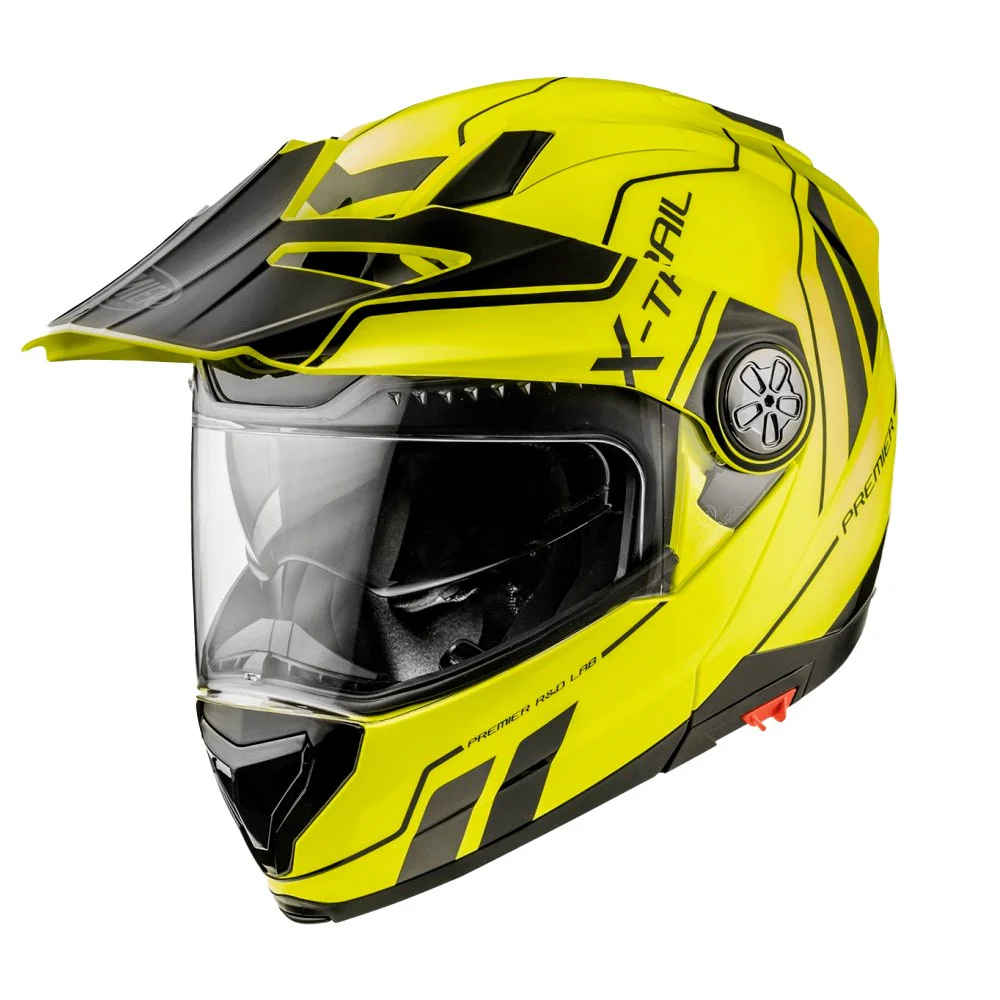PREMIER XTRAIL EVO XT FLUO MODULAR HELMET YELLOW / BLACK