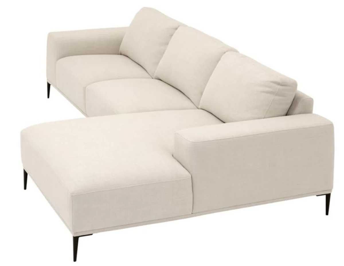 Luxury lounge sofa natural color 285 x 164 x H. 80 cm - luxury collection