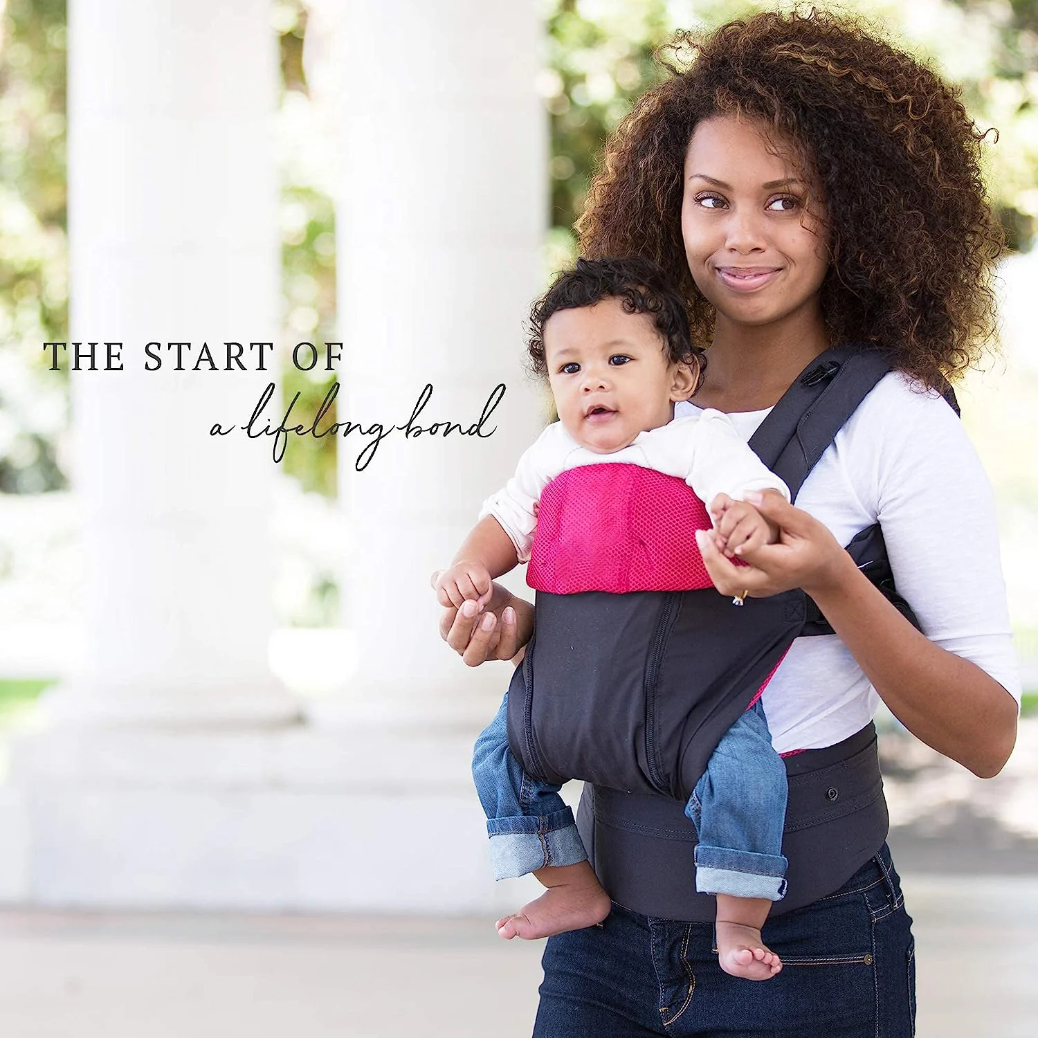 Complete All Seasons Ergonomische 6-in-1-Babytrage für Neugeborene bis Kleinkinder – mit Lordosenstütze – für Kinder von 3–20 kg – 360-Grad-Babytragemöglichkeit – nach innen und außen gerichtet – Stein