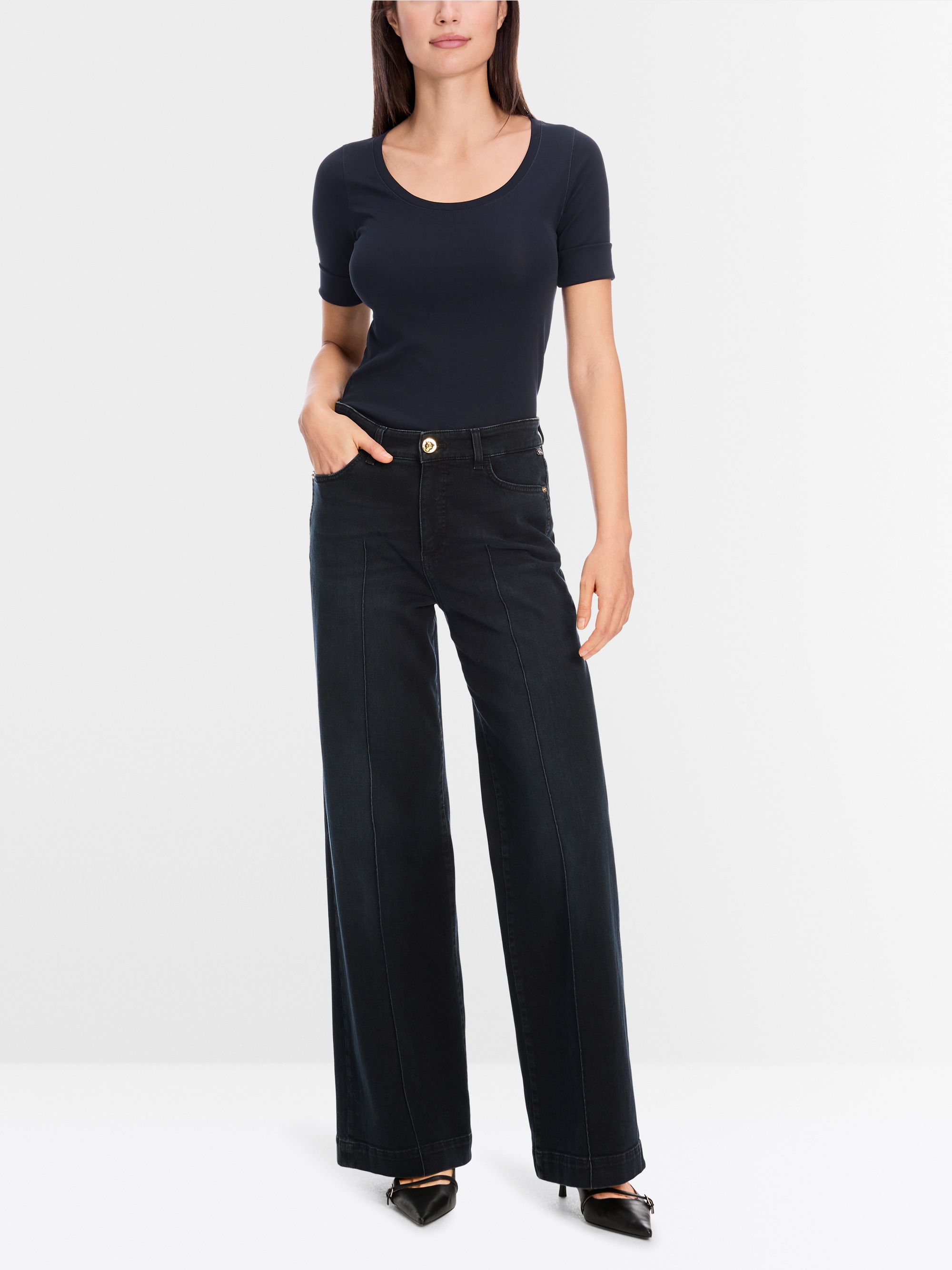 Marc-Cain Hochwertiges Basic-Shirt