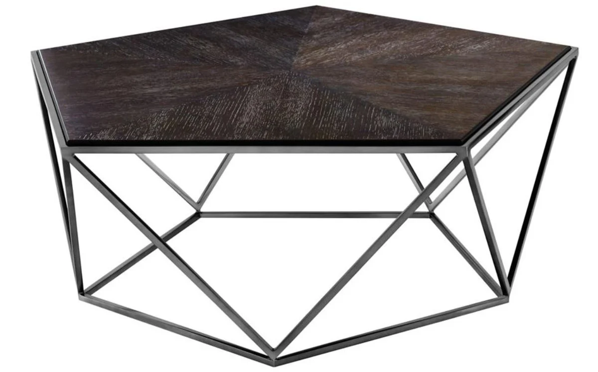 Coffee table / living room table 94 x 94 x H. 38 cm - luxury furniture